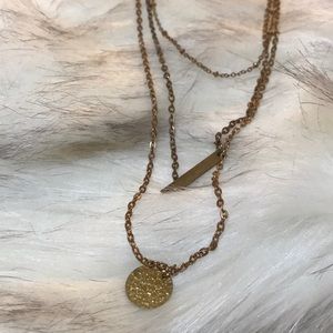 Set of 3 gold necklaces